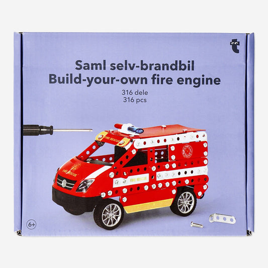 DIY Carro de bombeiros - 316 peças