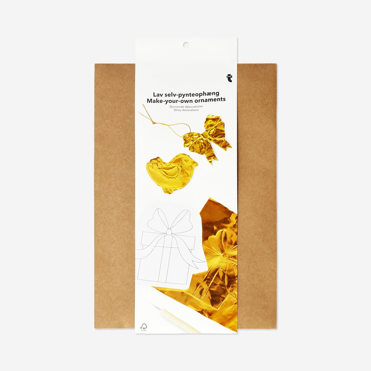 DIY foil embossing ornaments Hobby Flying Tiger Copenhagen 