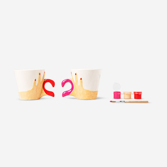 DIY friendship mugs. 2 pcs