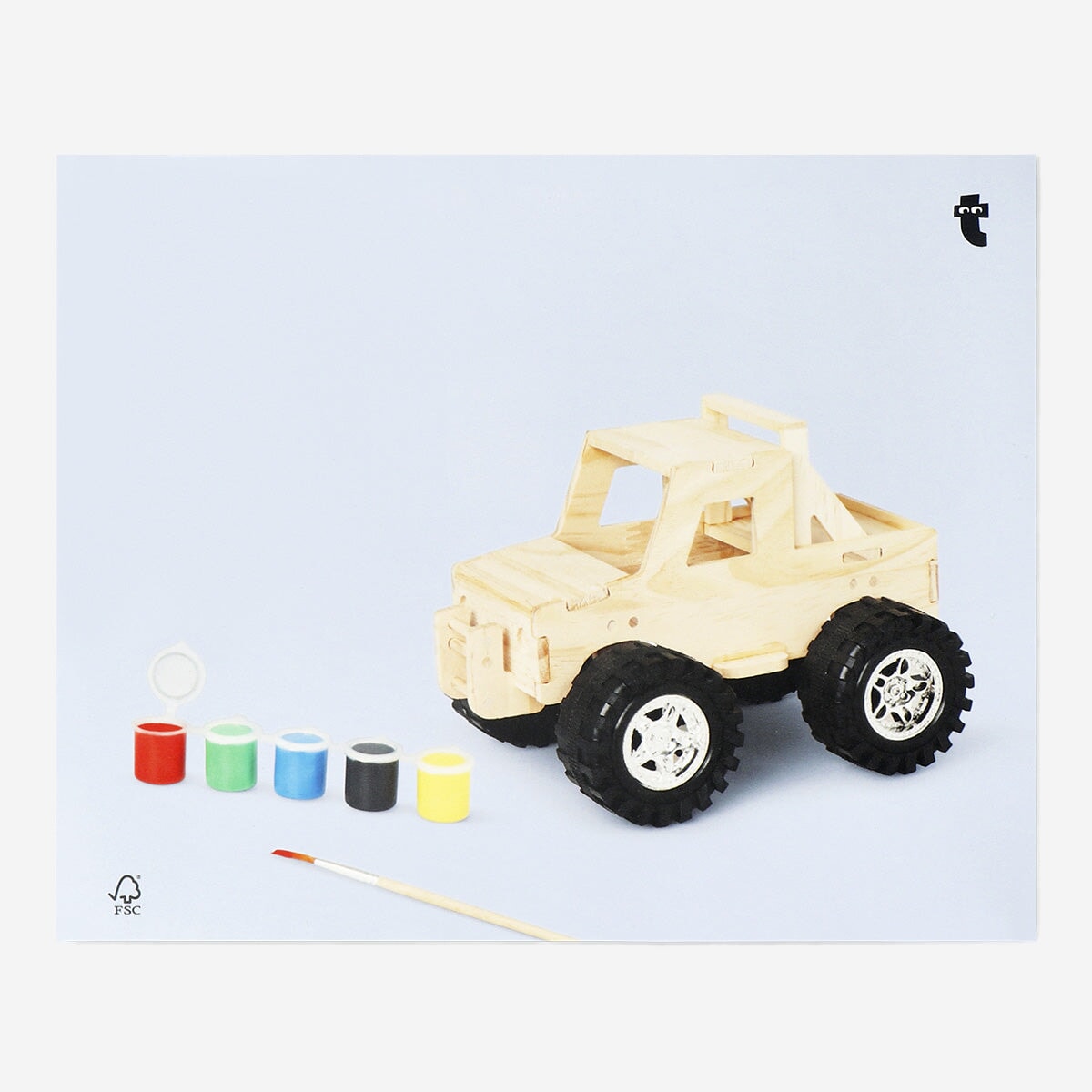 DIY Monster Truck with Paint - 40 pcs Hobby Flying Tiger Copenhagen 