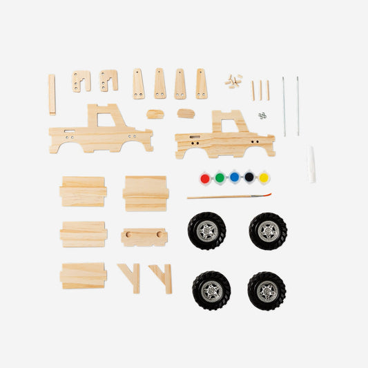 DIY monster truck with paint - 40 pcs