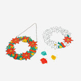 DIY stained glass hanging wreath Hobby Flying Tiger Copenhagen 