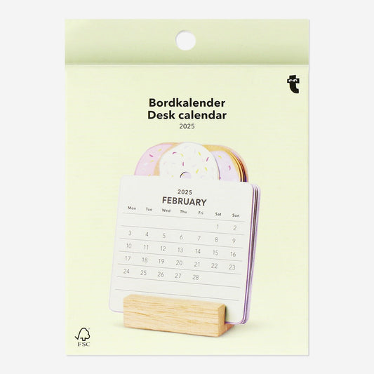 Donut skrivebordskalender - Engelsk 