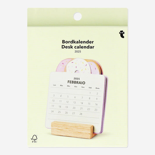 Donut Desk Calendar - Italian