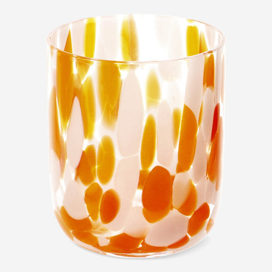 Dotted drinking glass. 340 ml