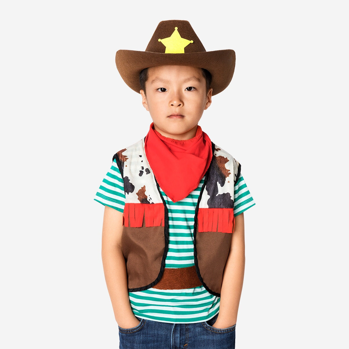 Dress up cowboy costume for kids - One size Party Flying Tiger Copenhagen 