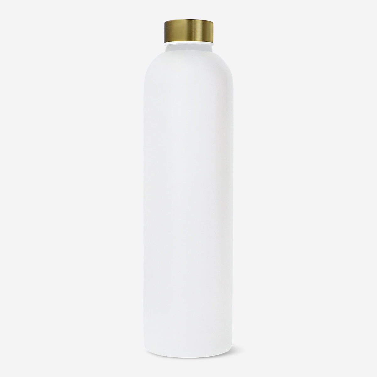 Drinking bottle with gold lid - 1 L Kitchen Flying Tiger Copenhagen 