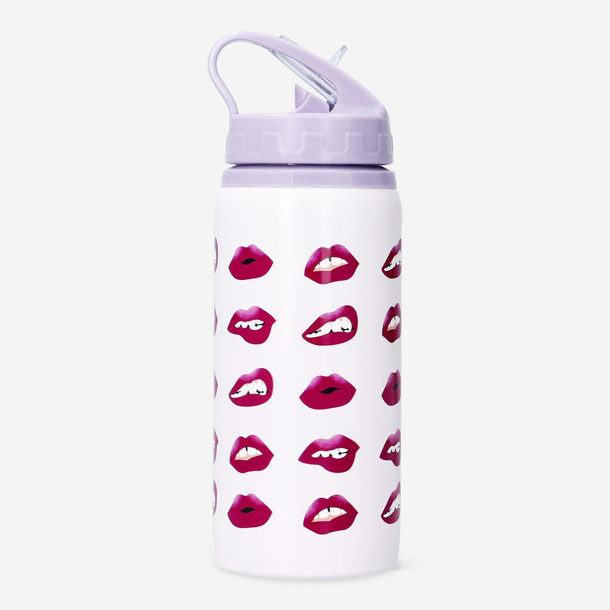 Drinking Bottle with Lips - 560 ml Kitchen Flying Tiger Copenhagen 