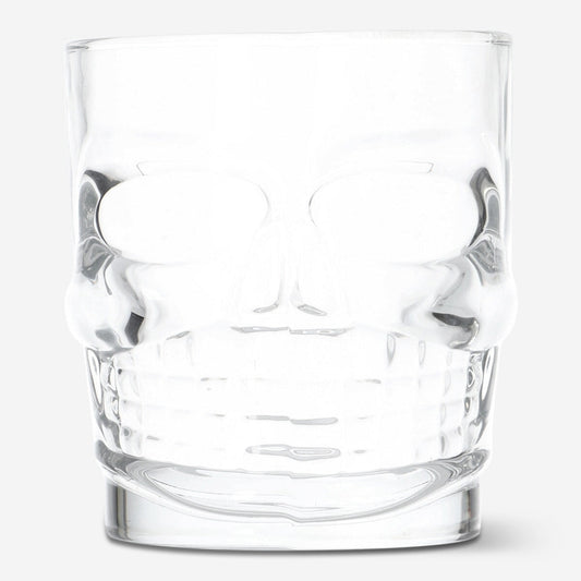 Skull shaped drinking glass - 280 ml