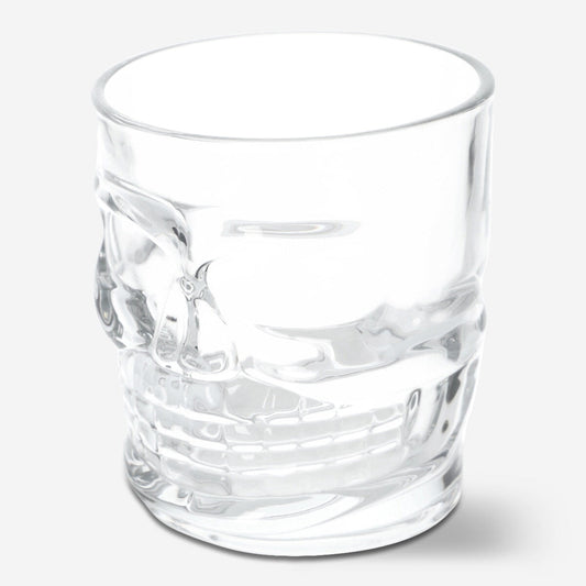 Skull-Shaped Drinking Glass - 280 ml