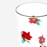 Drinking Glass with Christmas Flower Kitchen Flying Tiger Copenhagen 