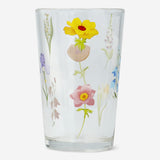 Drinking glass with flowers - 220 ml Kitchen Flying Tiger Copenhagen 