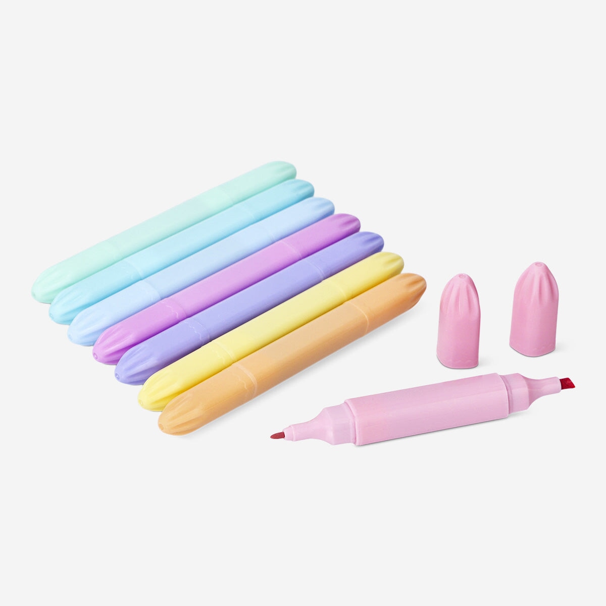 Dual tip highlighters - 8 pcs Office Flying Tiger Copenhagen 