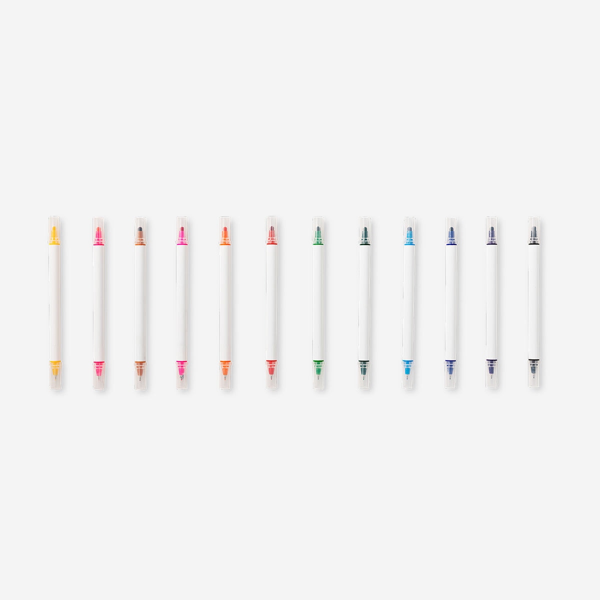 Dual-tip markers in box - 12 pcs Office Flying Tiger Copenhagen 