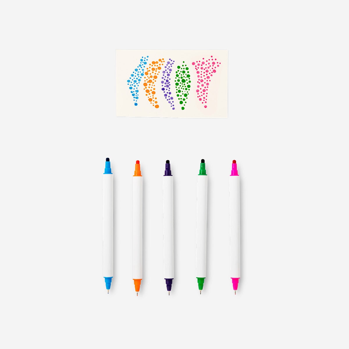 Dual-tip markers in box - 12 pcs Office Flying Tiger Copenhagen 