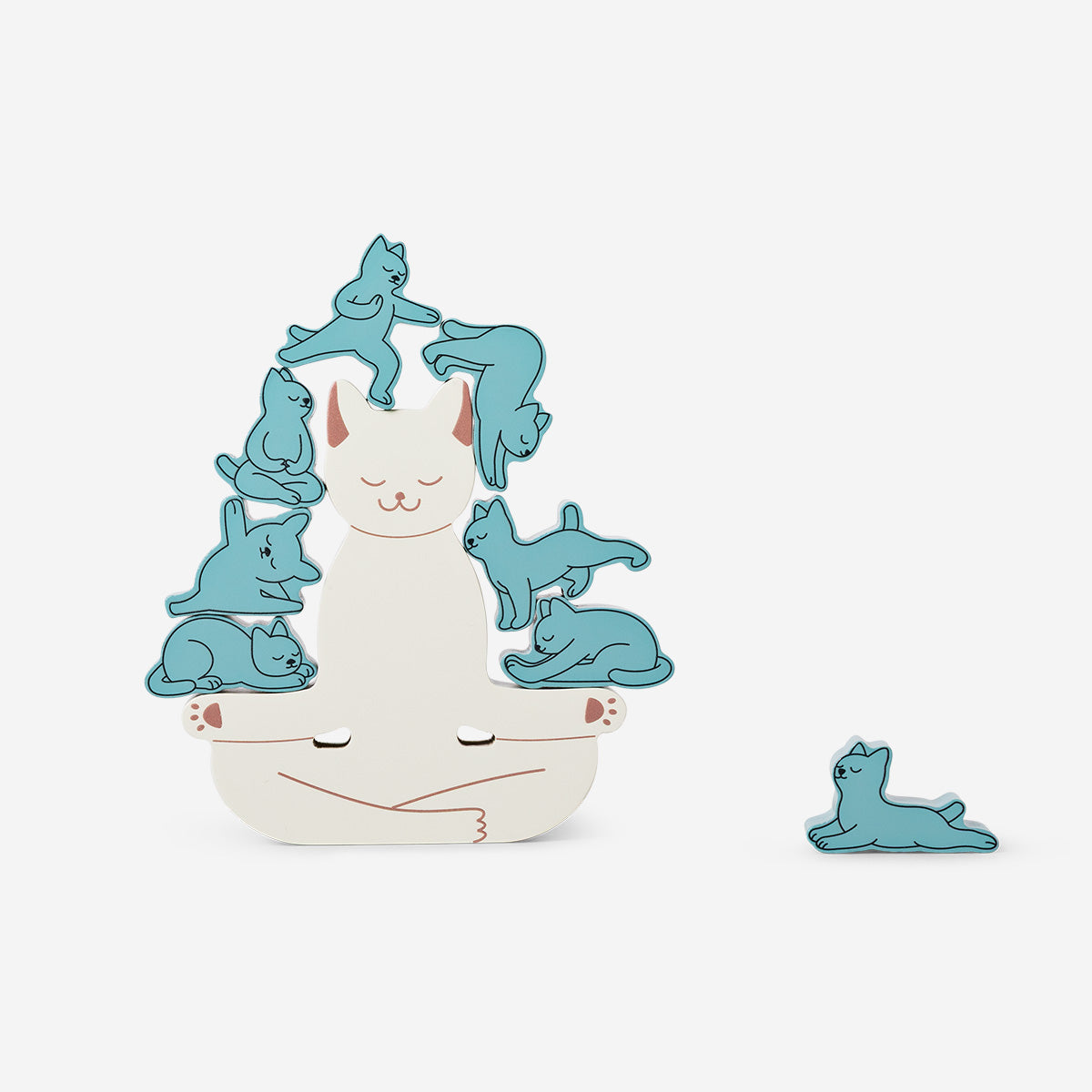 Stapeltspiel „Yoga Cats“