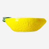 Keramisk fyrfadsstage med citron - 11 cm