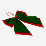 Red and green decorative bow, 29 cm, from Flying Tiger Copenhagen, suitable for home decor or festive decoration.