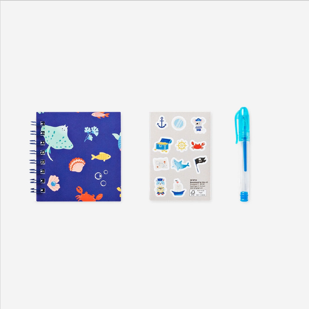 Flying Tiger Copenhagen stationery kit in a playful mouse-shaped backpack, perfect for organizing office supplies.
