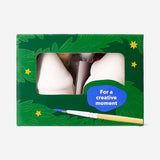 DIY Christmas elf hobby kit by Flying Tiger Copenhagen featuring colorful elf parts and accessories for festive craft projects.