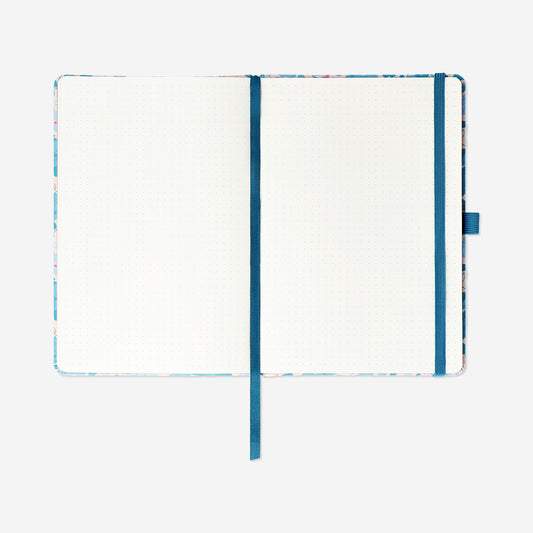 Agenda floreale A5 con portapenne