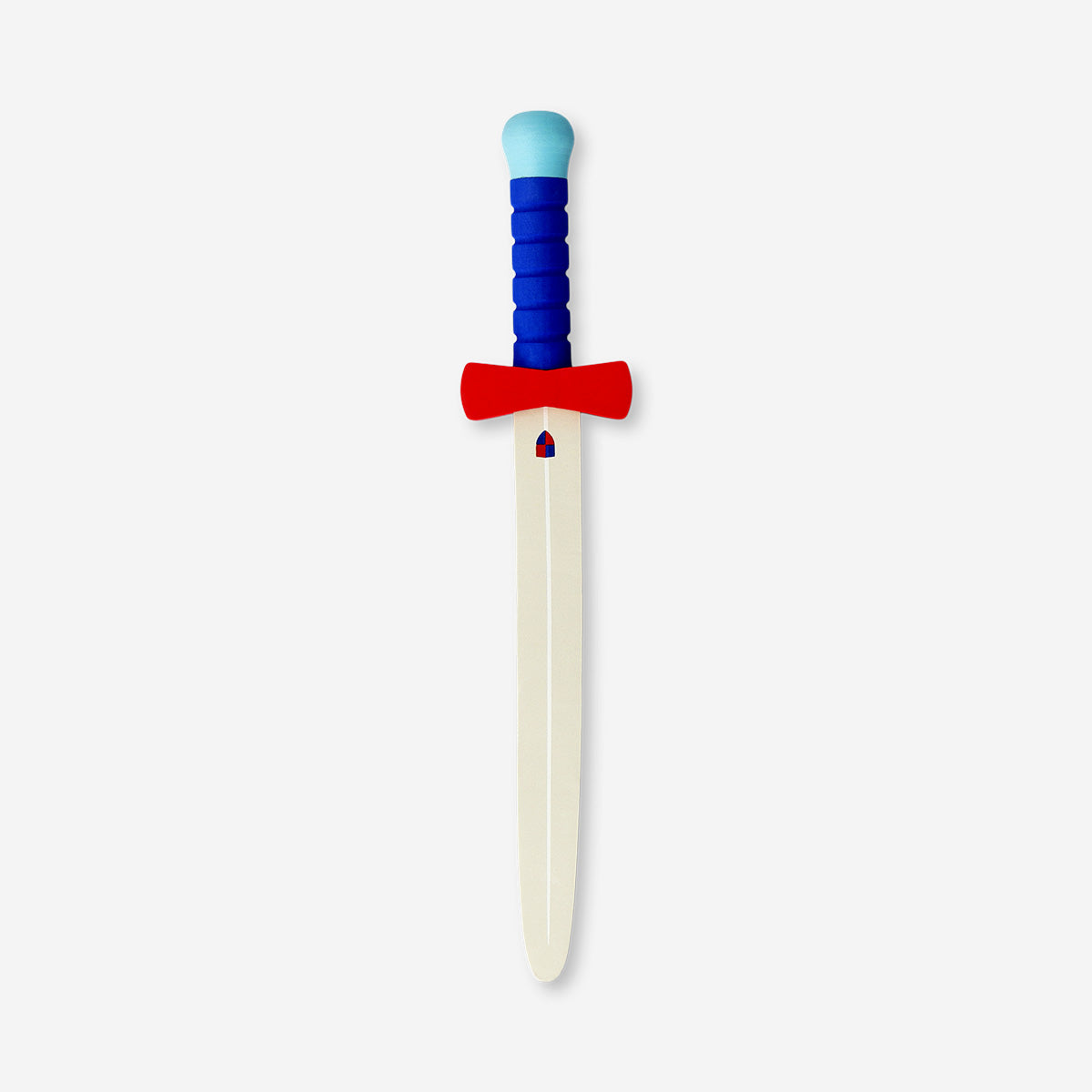 Flying Tiger Copenhagen knight foam sword toy with a blue blade and handle, ideal for imaginative play and costume dress-up.