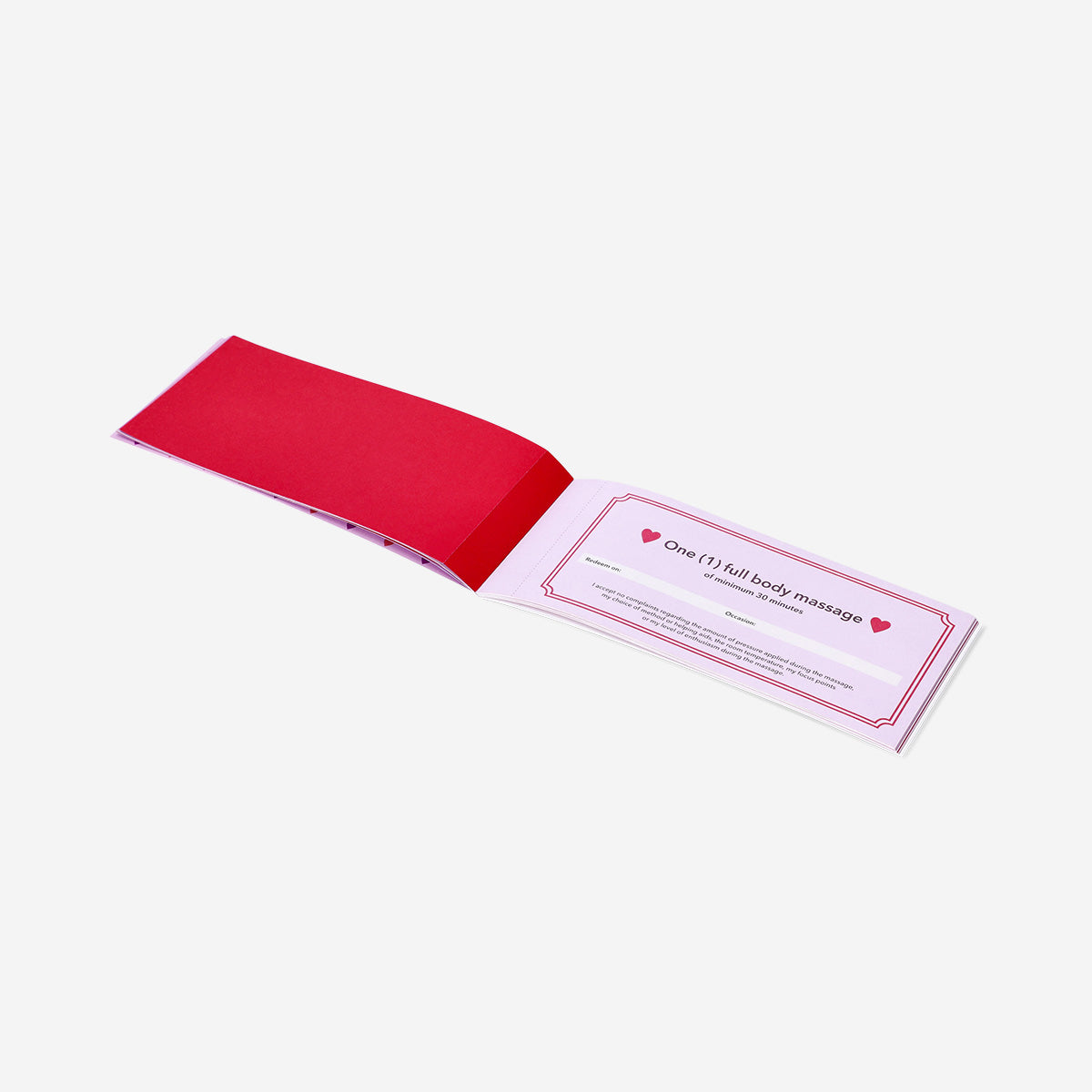 Love vouchers - English