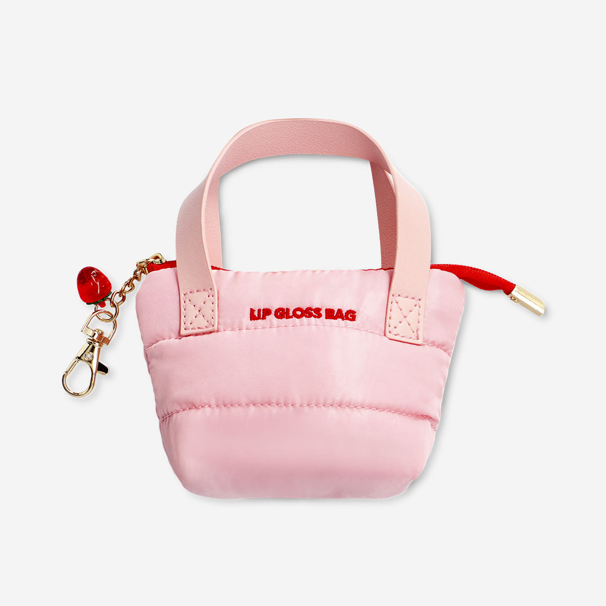 Flying Tiger Copenhagen mini toiletry bag for lip gloss storage, compact personal care accessory with zip closure.