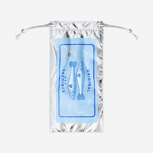 Brillenetui met sardientjes