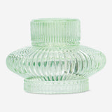 2 i 1 grøn lysestage