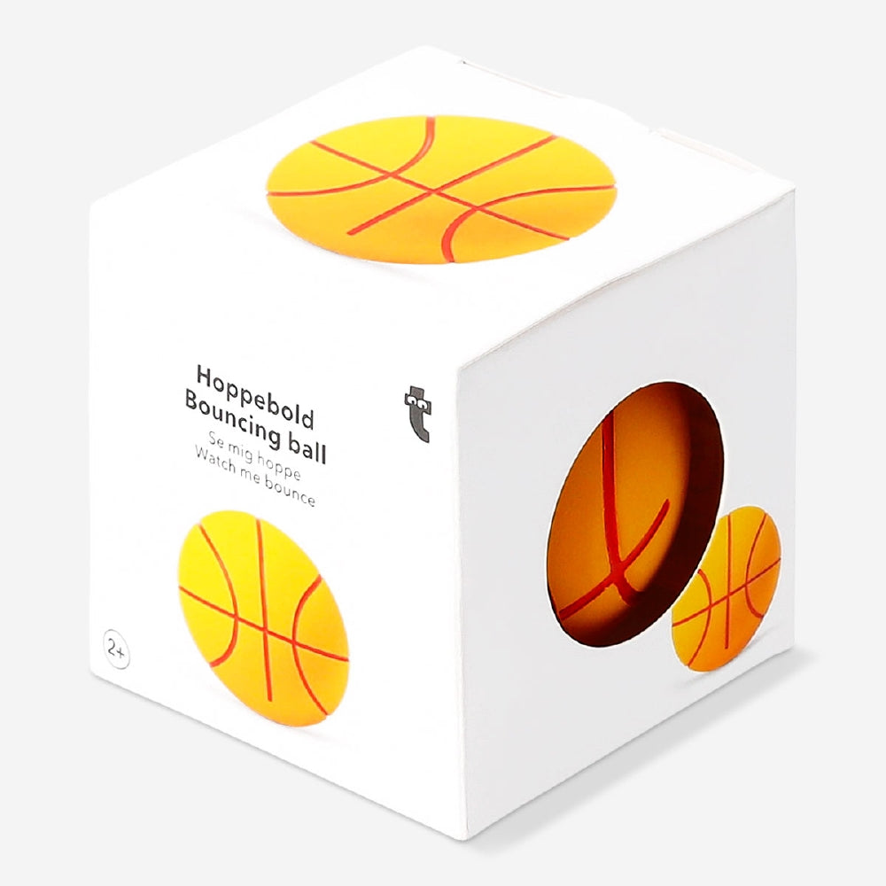 Colorful bouncing ball toy from Flying Tiger Copenhagen, designed for fun play and active bouncing activities.