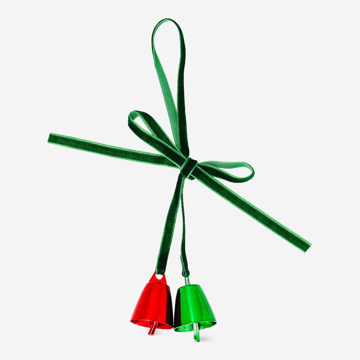 Hanging home bells from Flying Tiger Copenhagen with metal clappers and decorative string, ideal for door or wall decor.