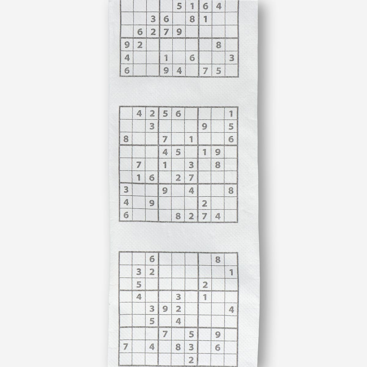 Sudoku toilet roll