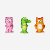Set of three animal diving toys by Flying Tiger Copenhagen, colorful aquatic-themed toys for kids.