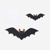 Set of 20 decorative cardboard bats for party decoration, featuring black bat shapes from Flying Tiger Copenhagen.