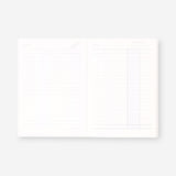 Flying Tiger Copenhagen budget planner for office use, featuring organized pages and a sleek design for managing finances.