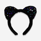 Kids' party hairband with sequin cat ears by Flying Tiger Copenhagen featuring shiny sequins and playful feline design.