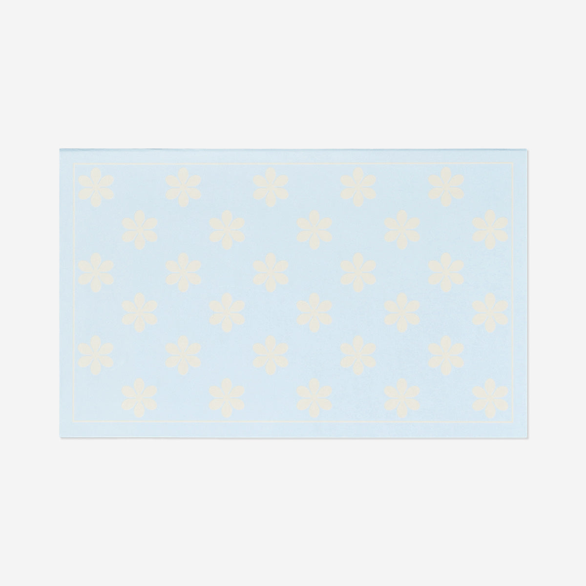 Blue floral storage box as a book - 21 cm