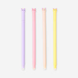 Erasable gel ink pens - Unicorn toppers - 4 pcs
