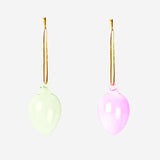 Glass Easter eggs - 4 pcs