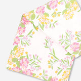 Flying Tiger Copenhagen floral table runner, 35x130 cm, with vibrant flower patterns on lightweight fabric for home decor.