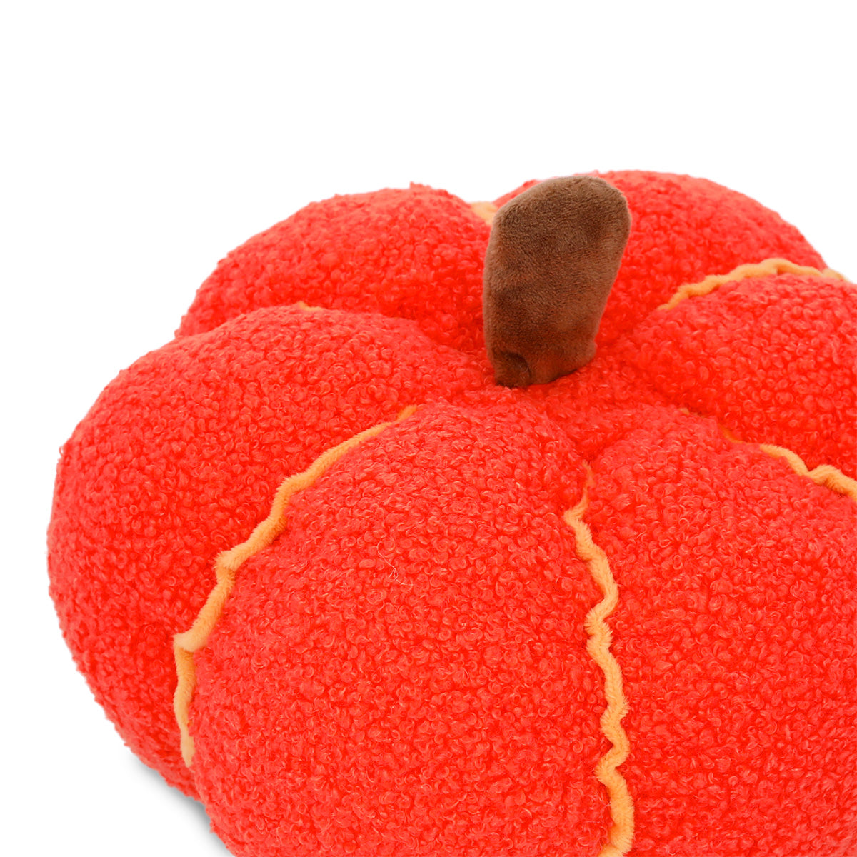 Orange pumpkin cushion from Flying Tiger Copenhagen, 25 cm plush home decor pillow for cozy living spaces.