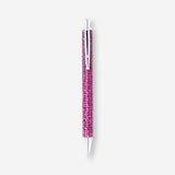 Pink bedazzled ballpoint pen from RuPaul's Drag Race x Flying Tiger Copenhagen, designed for stylish office use.