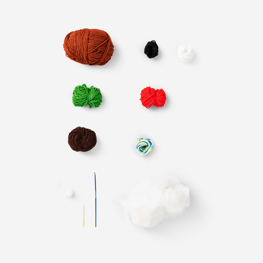 DIY crochet sausage dog