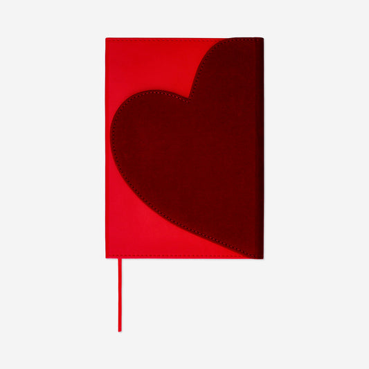 Carnet cœur avec fermeture magnétique