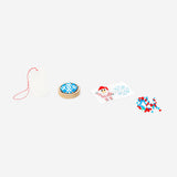 Colorful DIY ironing beads ornament for crafting hobbies, featuring vibrant beads arranged for creative decorating projects.