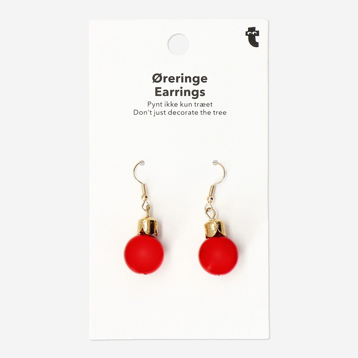 Ear Studs as Red Bauble Personal care Flying Tiger Copenhagen 