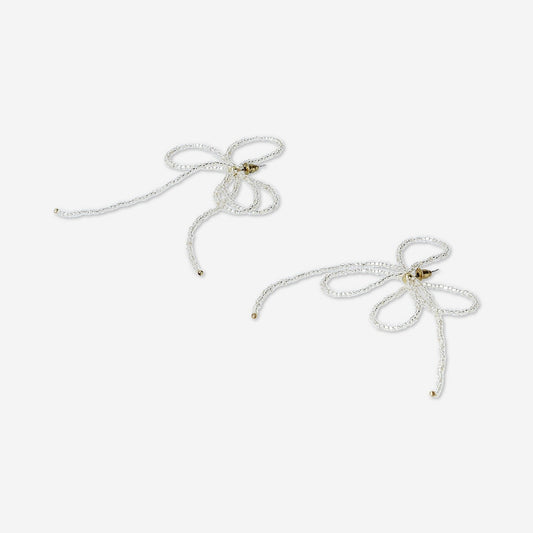 Earrings - Beaded bows
