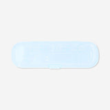 Blue travel case for electric toothbrush by Flying Tiger Copenhagen, designed for convenient leisure travel storage.