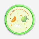 Colorful flying tiger Copenhagen sour apple and sweet orange flavored candy floss, fluffy and vibrant treat.